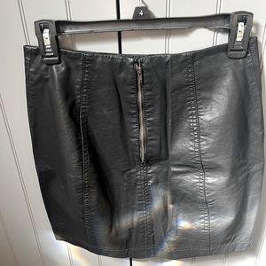 Free People leather skirt sz 4